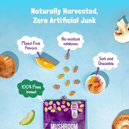 Cross-border Mushroom Soft Candy Hot Selling Soft Candy