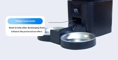 Smart Automatic Pet Feeder with Video, 4L/8L